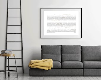Poster, Självkärlek, När jag började älska mig själv, efter Charlie Chaplin, landskap, guldfärgad, bästa tryck (tryck på begäran, ingen retur)