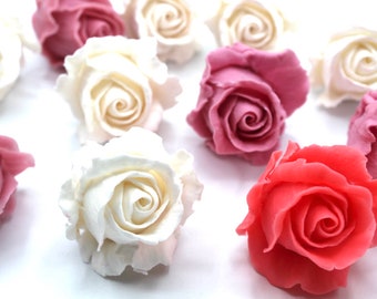 Rose bud soap pack, 1/2 dozen or dozen soap roses, detailed roses, great gift for her, proposal, engagement, anniversary, wedding, birthday