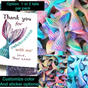 Mermaid Tail Soap Favors - Mermaid Theme Party Favors - Mermaid Baby Shower Favors, Mermaid Soap Gifts for Guest- Mermaid Birthday Party
