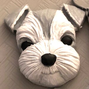Schnauzer soap set, 2 cute Schnauzer soaps, Great  gift idea for the Schnauzer lover, owner, mom, and Dog lover