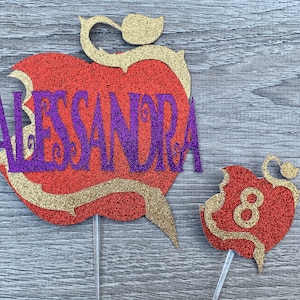 apple and vine cake topper