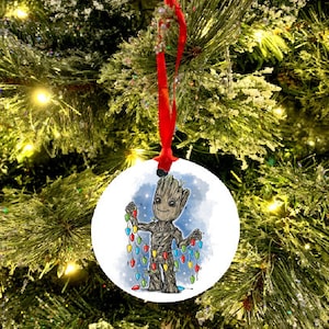 MCC Christmas Groot and Rocket Raccoon  Christmas, Christmas ornaments,  Novelty christmas