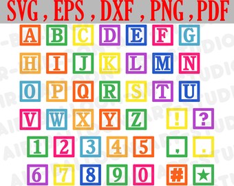 Download Baby Blocks Svg Etsy
