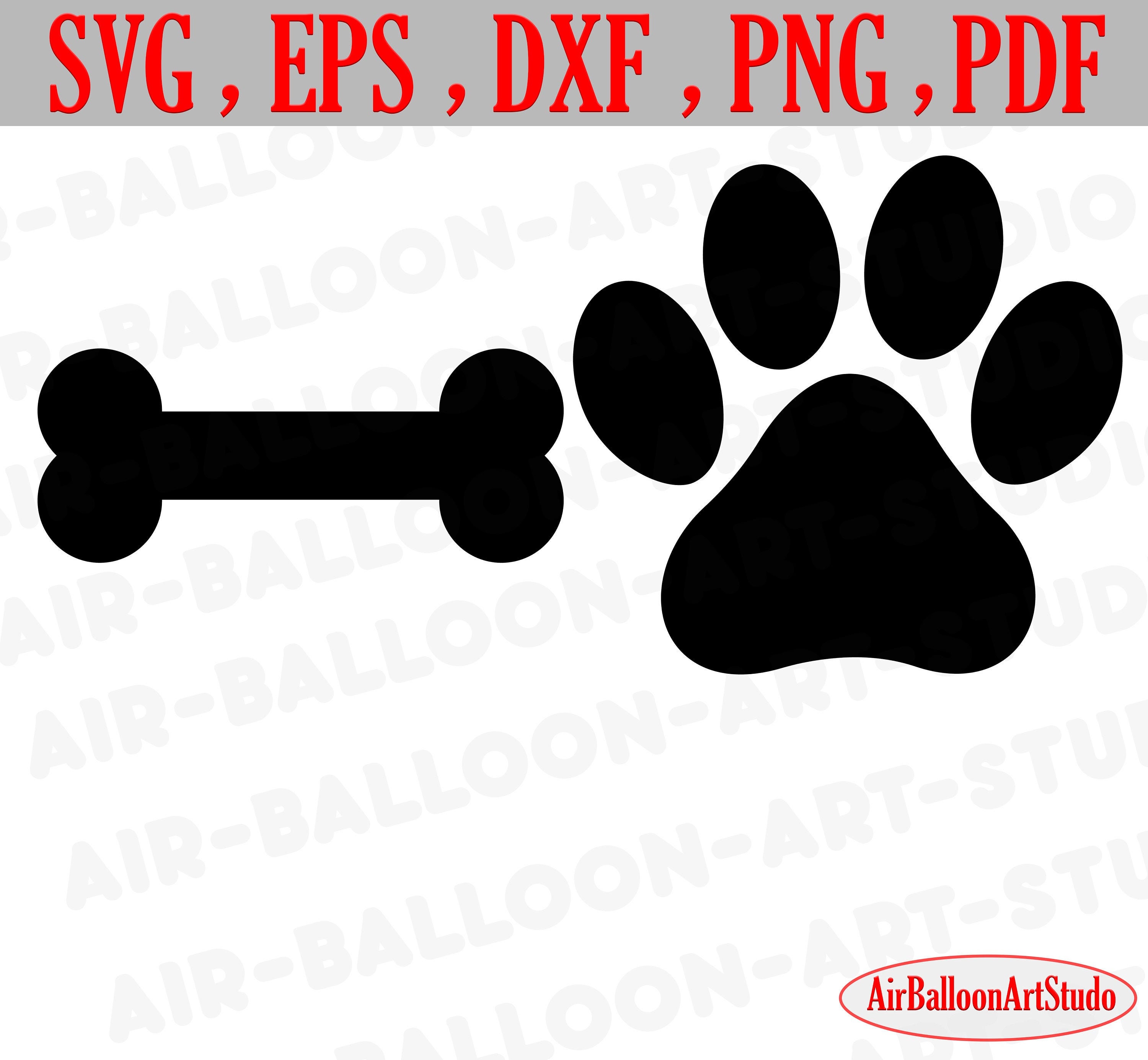 Download Paw Print Svg Dog Bone
