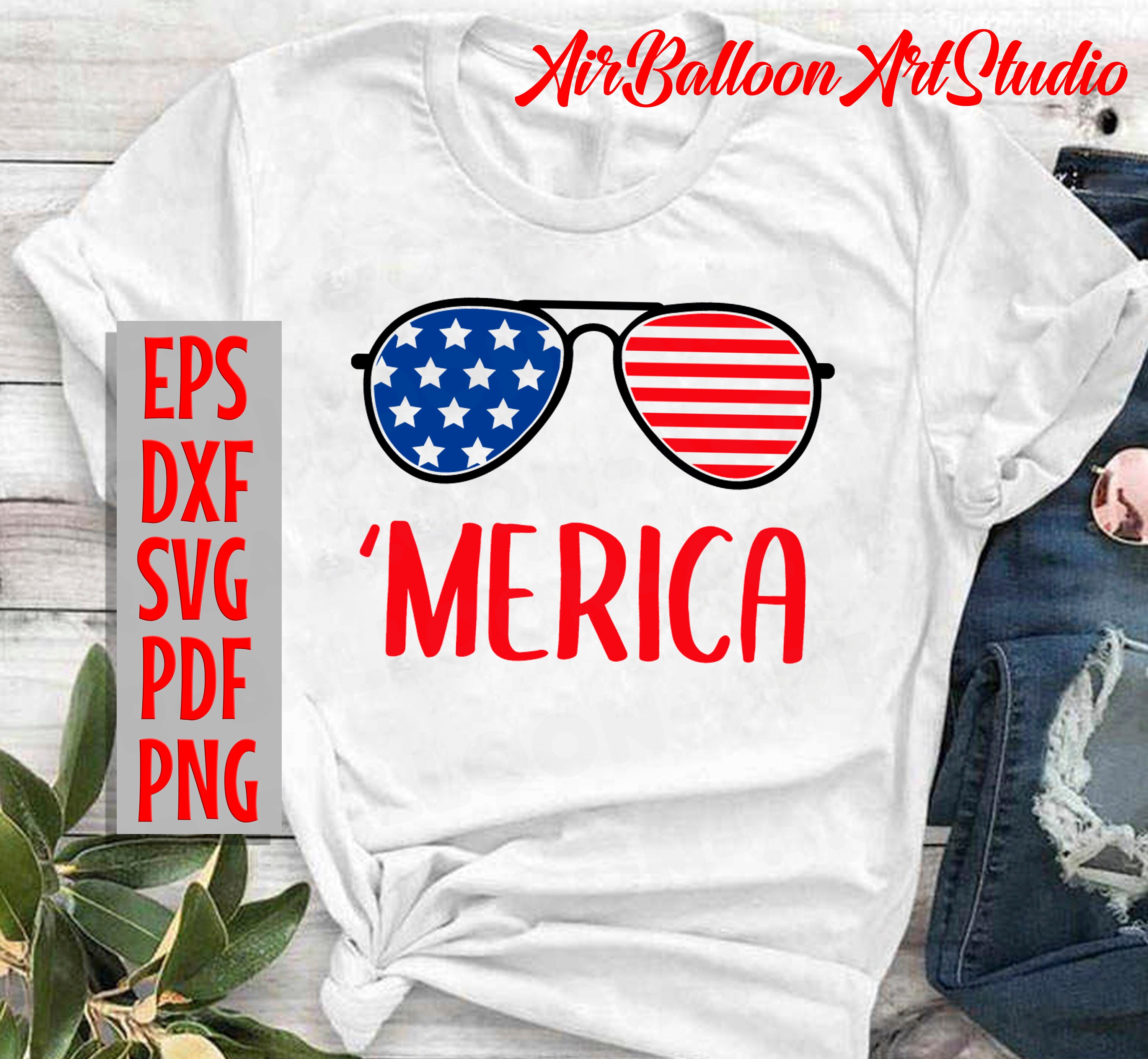 Download Merica Svg Sunglasses Svg 4th of July Svg Fourth of July ...