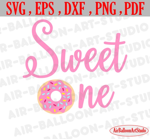 Sweet One Svg Donut Sweet One Svg Donut Svg Donut One Svg ...