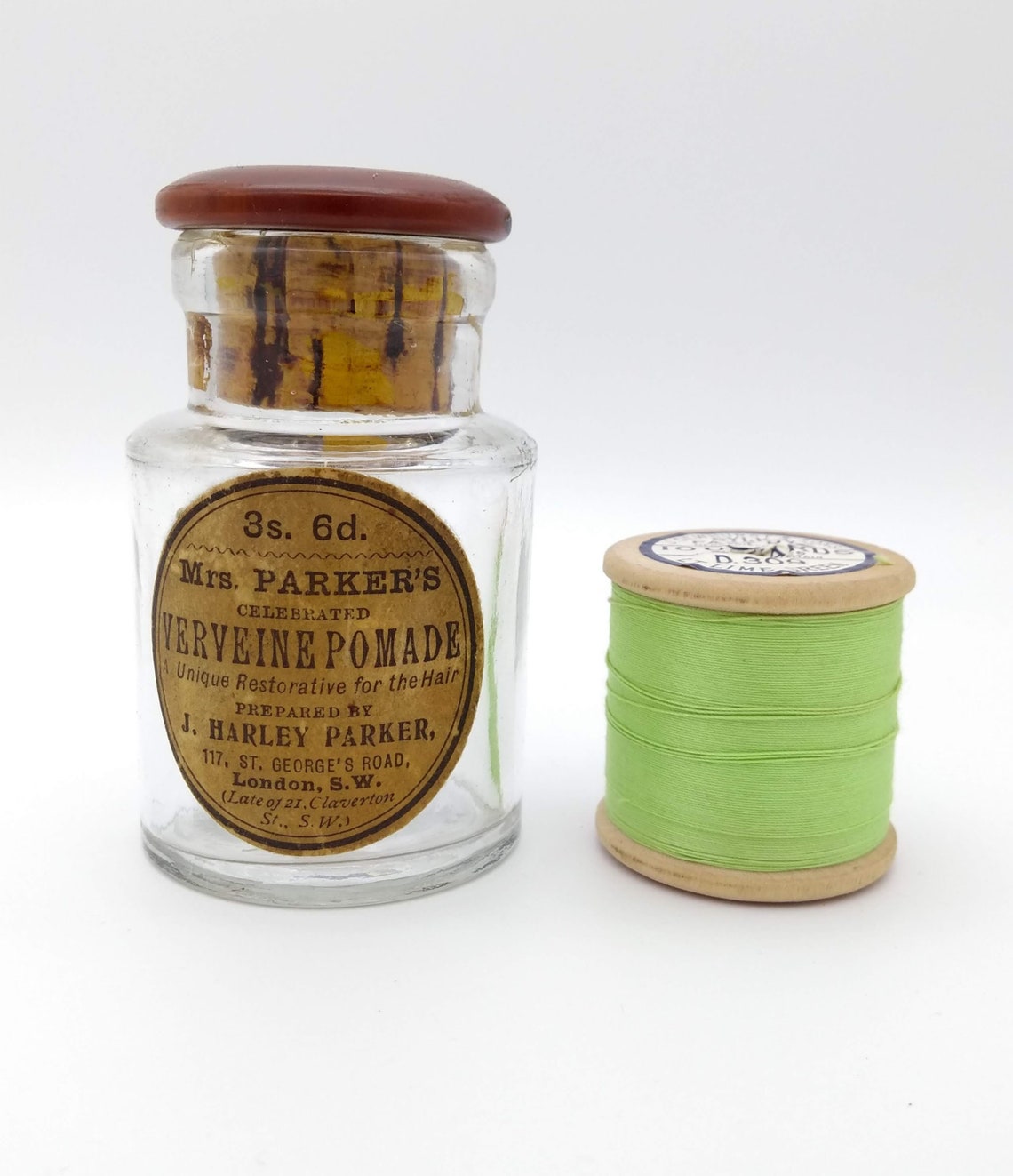 ANTIQUE POMADE BOTTLE C 1910s Edwardian Bottle Cosmetics Etsy UK