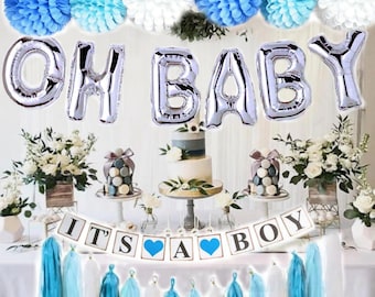 Baby Shower Decorations Boy Etsy Baby Shower Decorations Boy Etsy