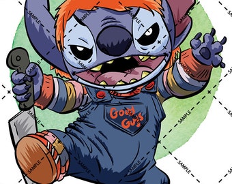 Chucky Stitch - Parody Fan Art