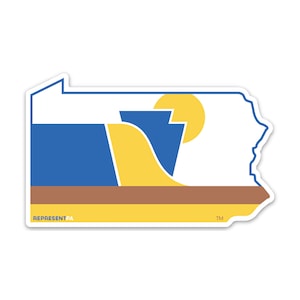 Pennsylvania Magnet | PA State Magnet | RepresentPA Magnet | Pennsylvania Decor | Car Magnet | Symbol of Pennsylvania
