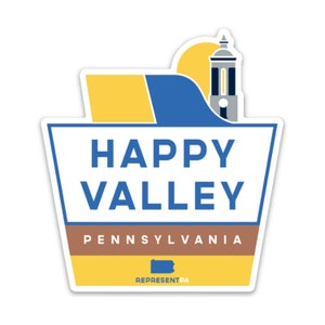 Pennsylvania Sticker | Happy Valley Sticker | Pennsylvania Decor | Penn State Sticker | Car Sticker | Laptop Sticker | Planner Sticker