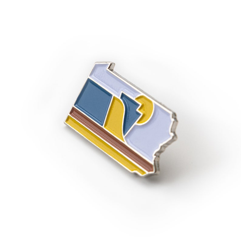 Lapel Pin Enamel Pin Hat Pin Pennsylvania Pin PA State Pin Pennsylvania Decor Backpack Pin