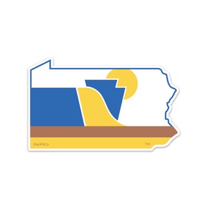 Pennsylvania Sticker | PA State Sticker | Pennsylvania Decal | Pennsylvania Decor | Car Sticker | Laptop Sticker | Planner Sticker