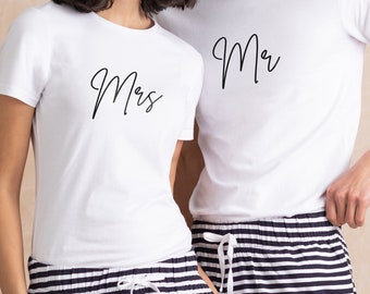 Ensemble pyjama couples, cadeau pour les jeunes mariés, pyjamas couples Noël, cadeau de Noël pour couple, pyjamas couples, pyjamas couples, pyjama couples,