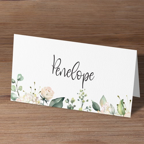 Events & Conferences 10 x Premium Large White Blank Place Name Cards 300gsm 