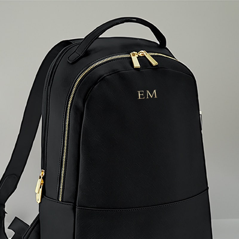 Black Gold Backpack - Etsy New Zealand