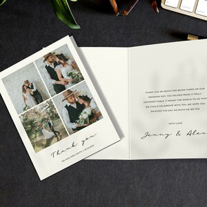 Danke für Hochzeitsgeschenk, Foto-Dankeschön-Karte, Hochzeit-Dankeschön, Foto-Dankeschön, Bestell-Dankes-Karten, Hochzeit-Dankeschöns