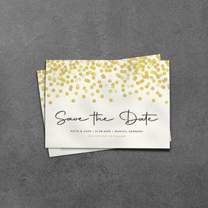 Save The Date, Save The Date-kaart, trouwkaart, huwelijksuitnodiging, personaliseren, Hochzeit, salie, karten, Mariage Champtre, eenvoudig, rustiek
