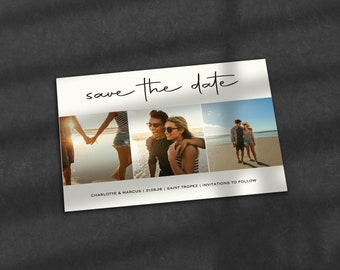 Wedding Save The Dates, Luxurious Textured Card, With Envelopes, Design Your Own Save The Dates