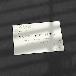 Save The Date-Karten, Postkartengröße (A6 - 148x105mm), mit Umschlägen, gedruckt auf hochwertigem Karton, erschwingliche, schnelle Lieferung