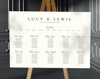 Seating Arrangement Wedding, Table Plan, Wedding Table Plan, Wedding Seating Plan, Wedding Seating Chart, Table Chart, Perfect Table Plan