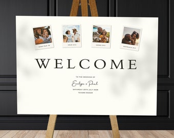 Photo Welcome Sign Wedding, Wedding Welcome Sign, Wedding Welcome Board, Wedding Sign, Welcome Guests Sign, Welcome Wedding Sign