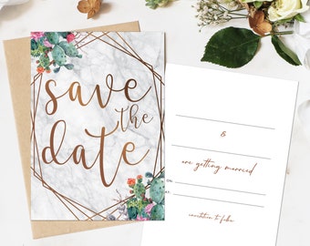 Diy Save The Date Etsy