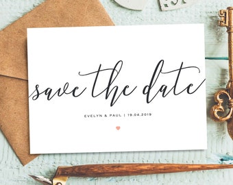 save the date etsy