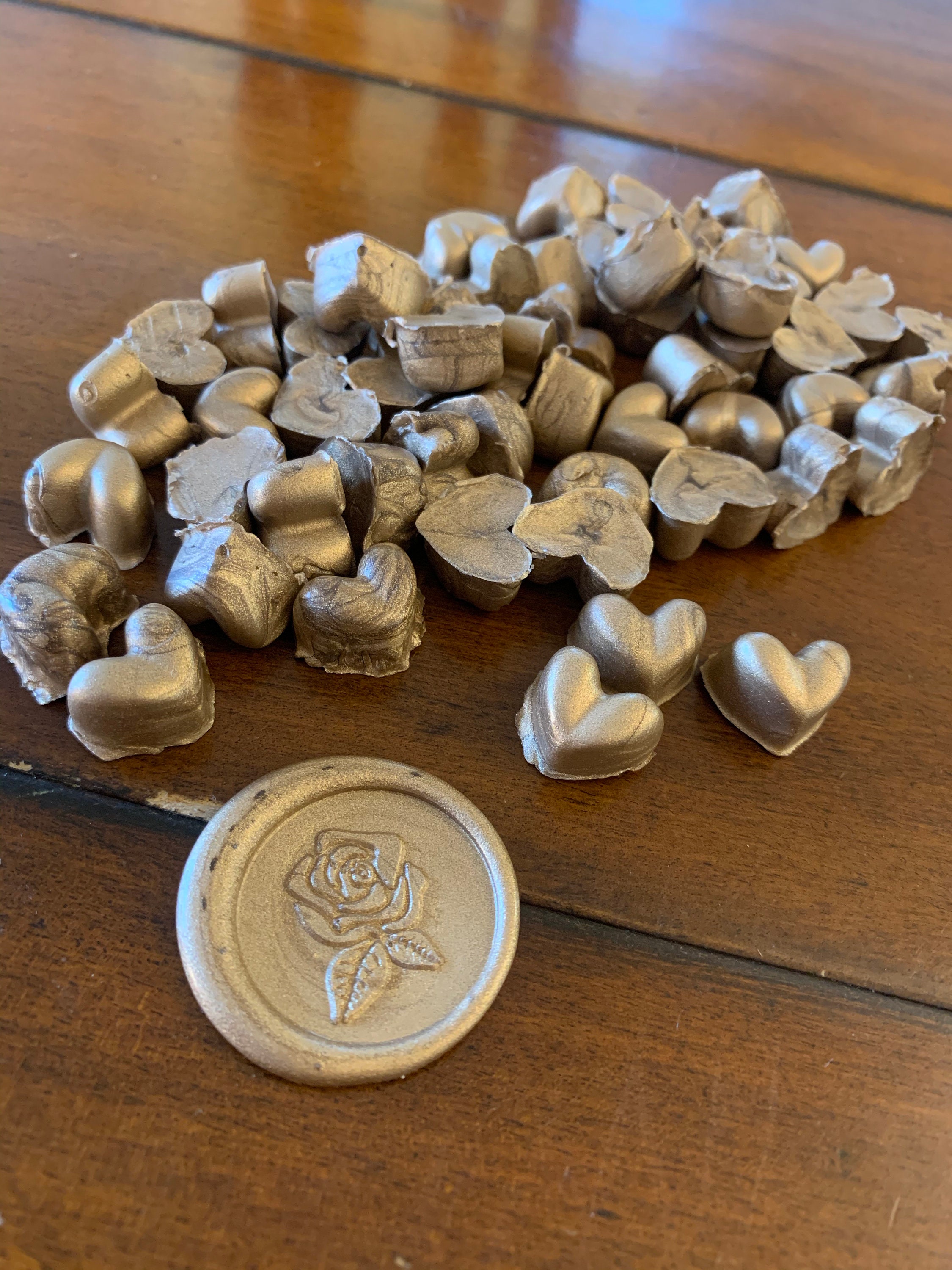 Wax Seal Beads Gold Wax Beads Wax Melt Sealing Wax Beads Etsy