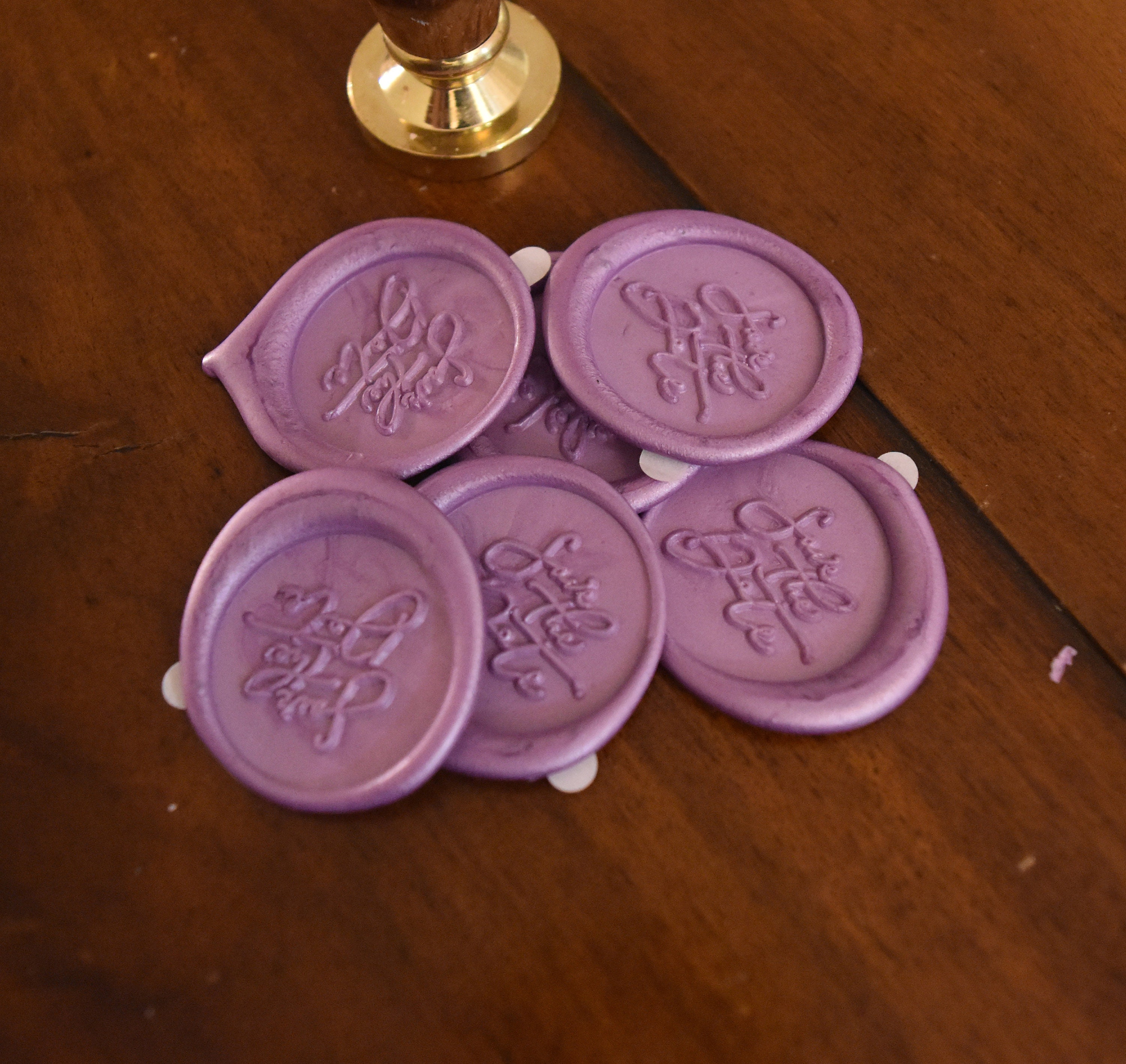 Purple Wax Seal Violet Wax Seals Lavender Envelope Seals Etsy