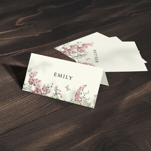 Place Card Place Cards Online Place Cards Purple Place Names