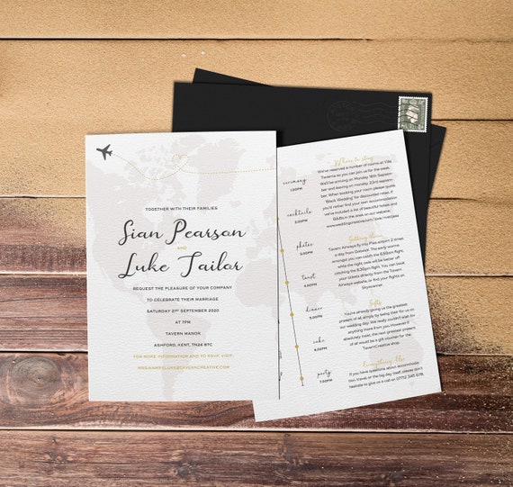 Wedding Invitation Wedding Invites Reception Invite | Etsy