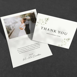 Conjuntos de tarjetas de agradecimiento de boda, tarjeta de agradecimiento de foto, agradecimientos de boda, agradecimiento de foto, tarjetas de agradecimiento de pedido, agradecimiento de boda