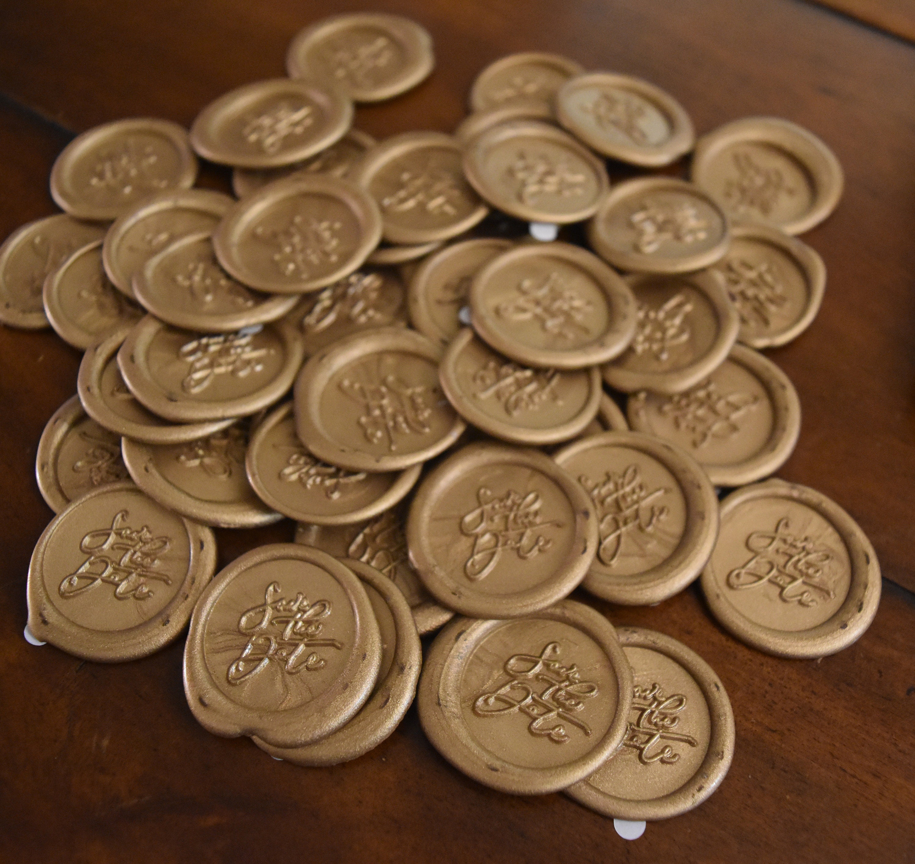 Gold Wax Seal Self Adhesive Wax Seal Wax Seal Stickers Rose Etsy