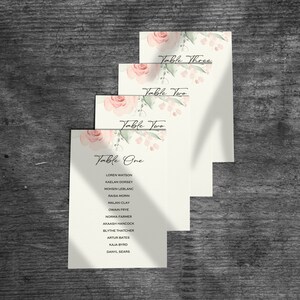 Tarjetas de tabla de asientos / Caprichoso / Decoración de bodas