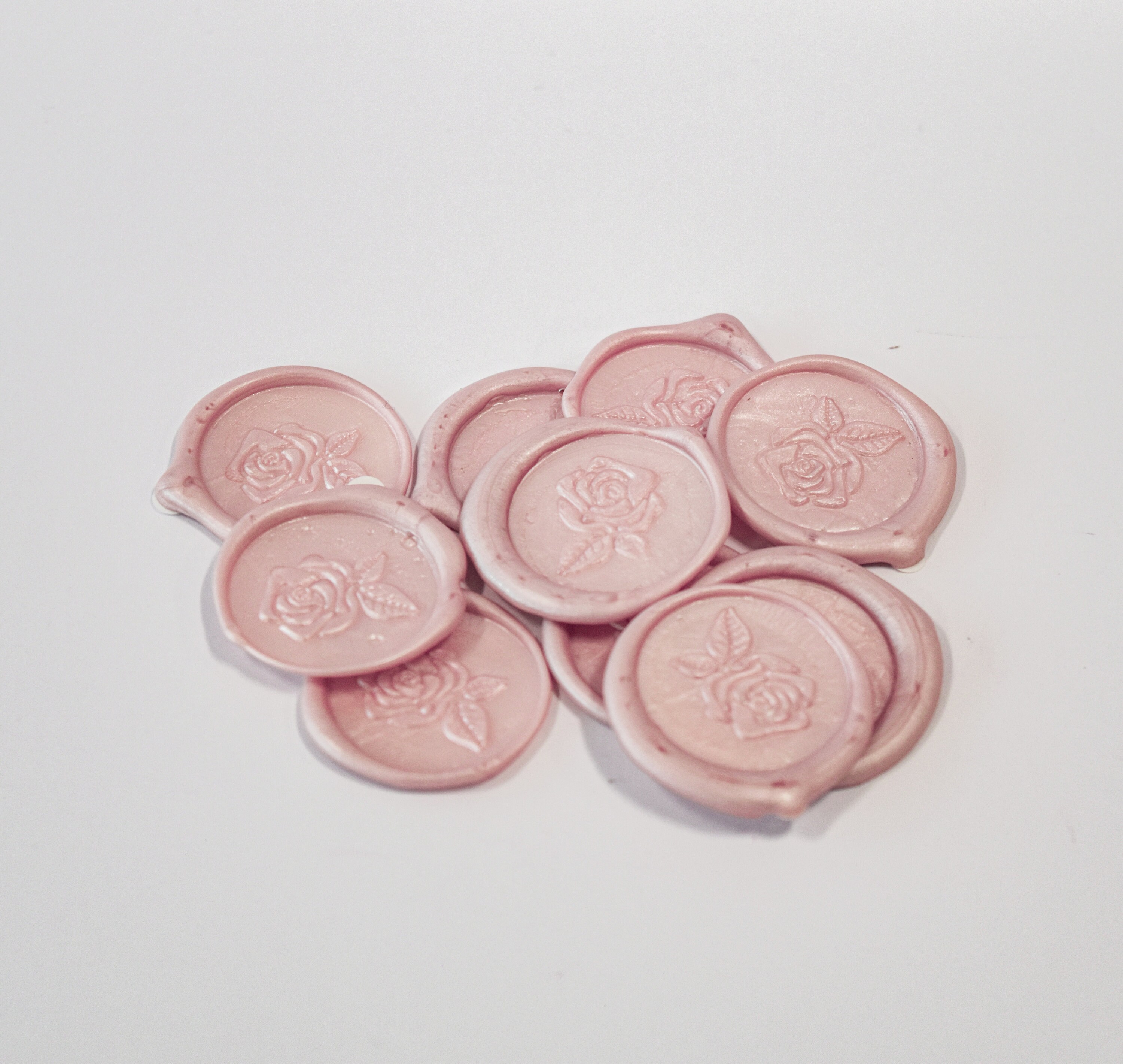 Blush Pink Wax Seal Self Adhesive Wax Seal Wax Seal Etsy