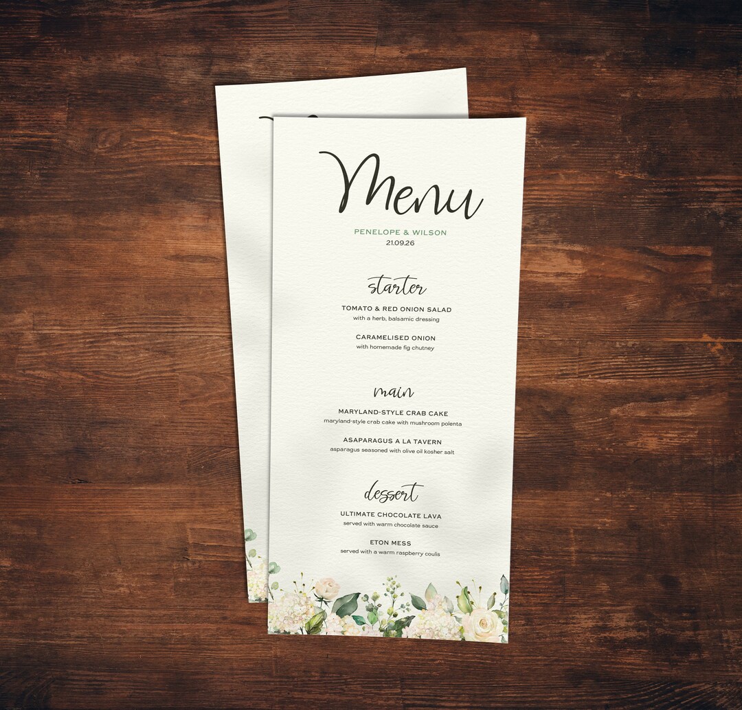 Reception Food Menu, Wedding Menu Cards, Menus for Wedding, Wedding