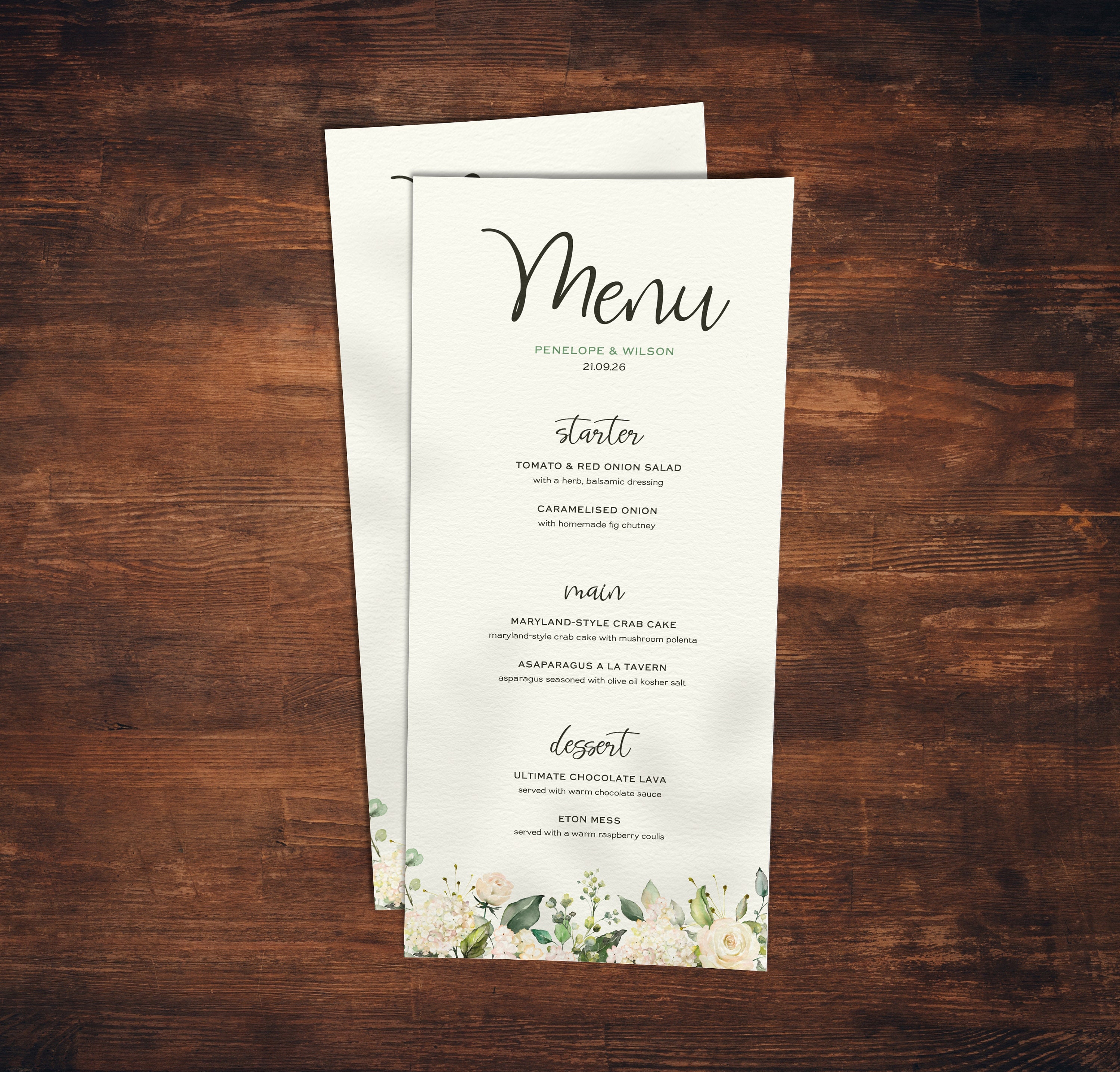 Reception Food Menu Wedding Menu Cards Menus for Wedding