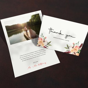 Einzigartige Hochzeit Dankeschön, Foto Dankeschön Karte, Hochzeit Dankeschön, Foto Danke, Bestellung Danke Karten, Hochzeit Dankeschön
