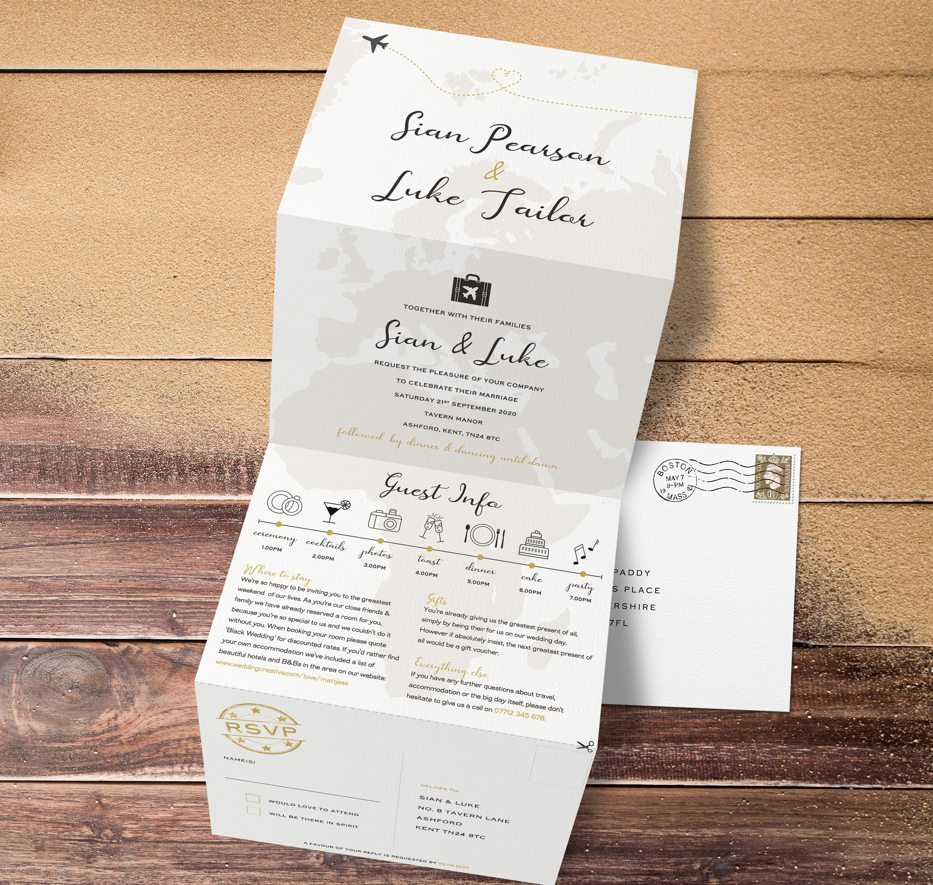SOSTUDIO Wedding Guest Book Invites Kraft Paper DIY Handmade Photo Album Scrapbook for Wedding Reception//Anniversary//Wedding//Travelling//Engagement//Birthday