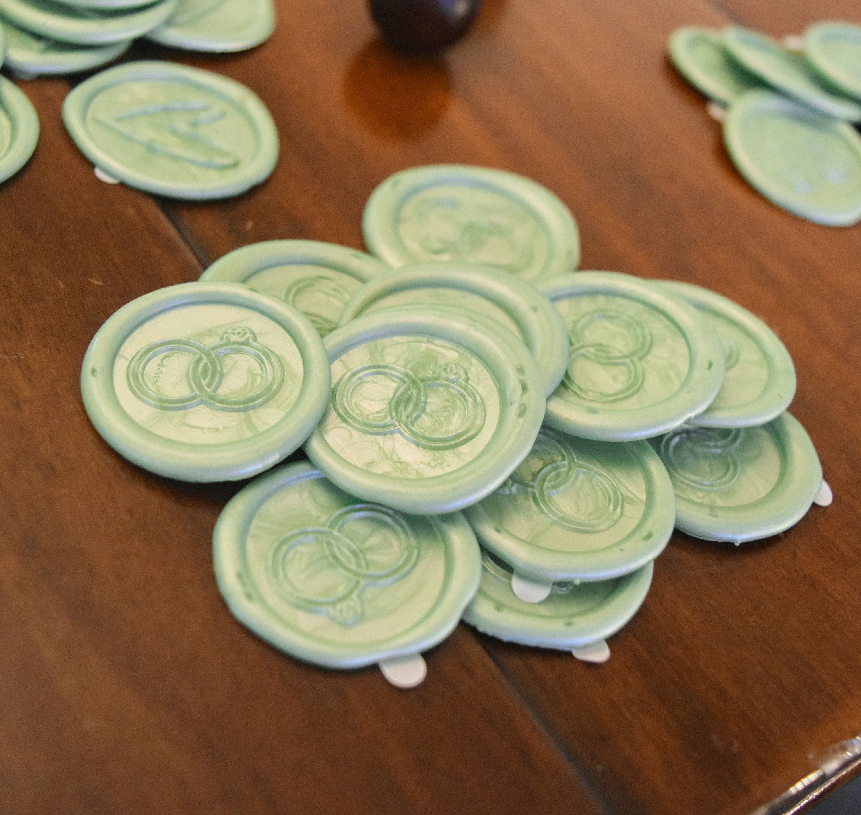 Mint Green Wax Seal Self Adhesive Wax Seal Wax Seal Etsy