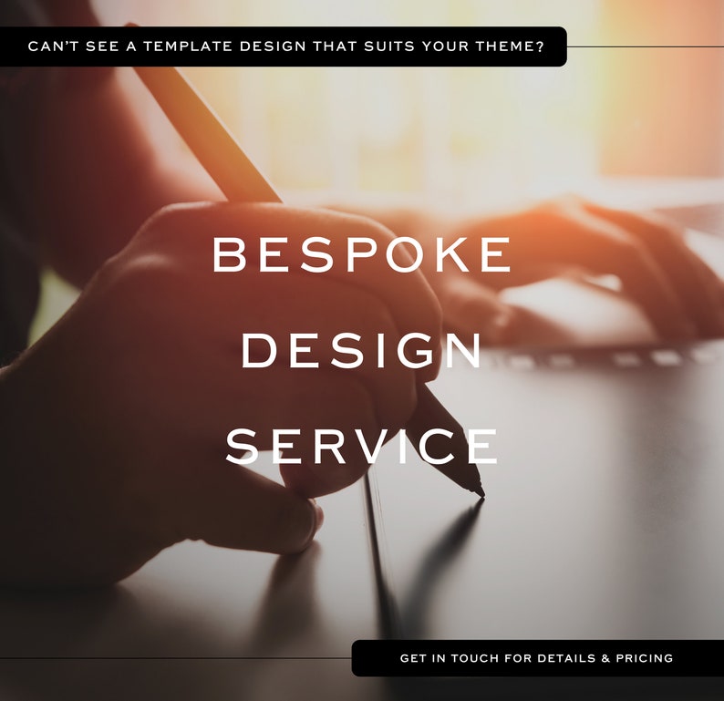 If you cannot find what you are after amongst our design templates, let us create a custom design, just for you. With our bespoke design service, we will create your design based on your brief. Please get in touch for more details and pricing.