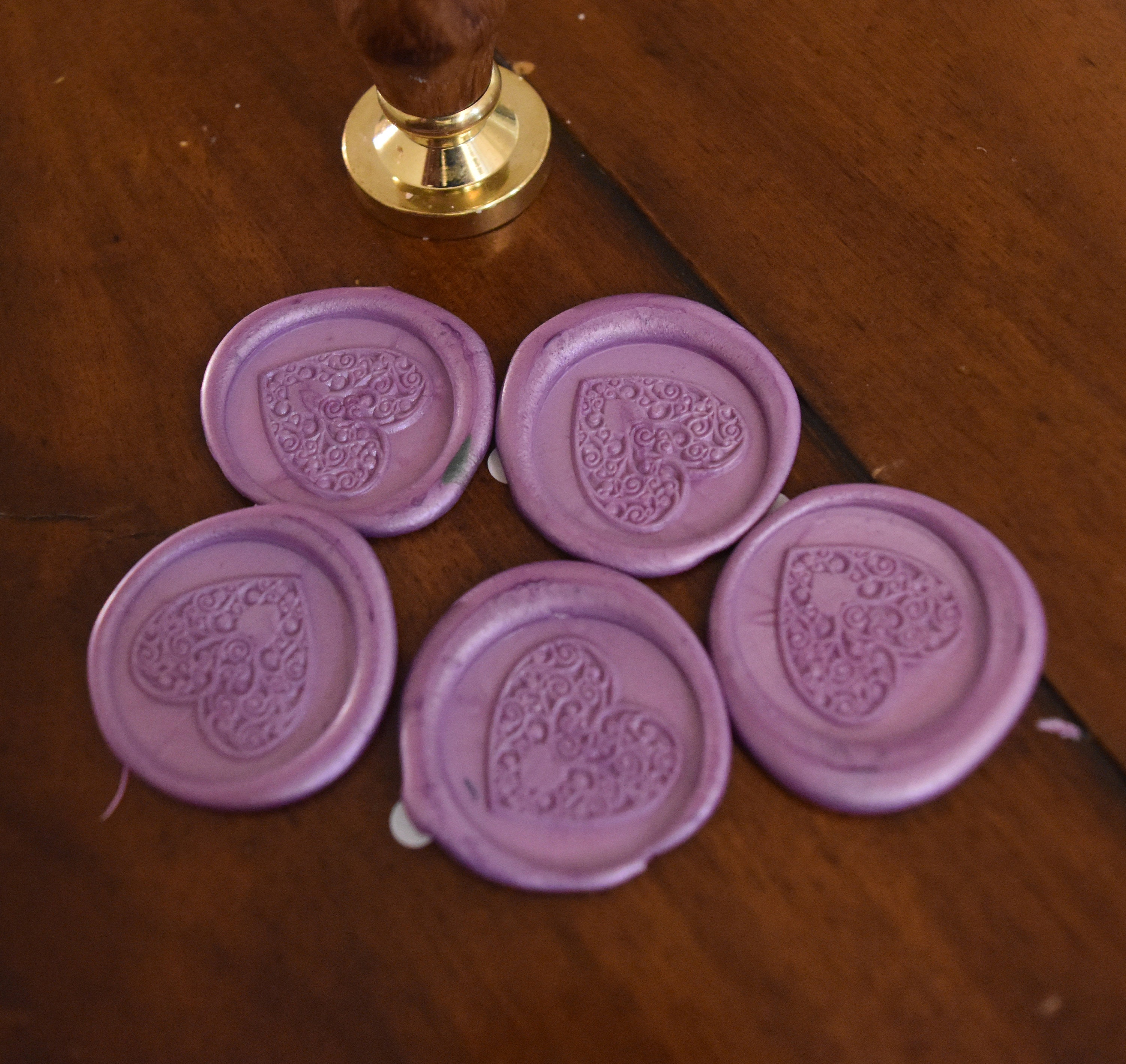 Purple Wax Seal Violet Wax Seals Lavender Envelope Seals Etsy