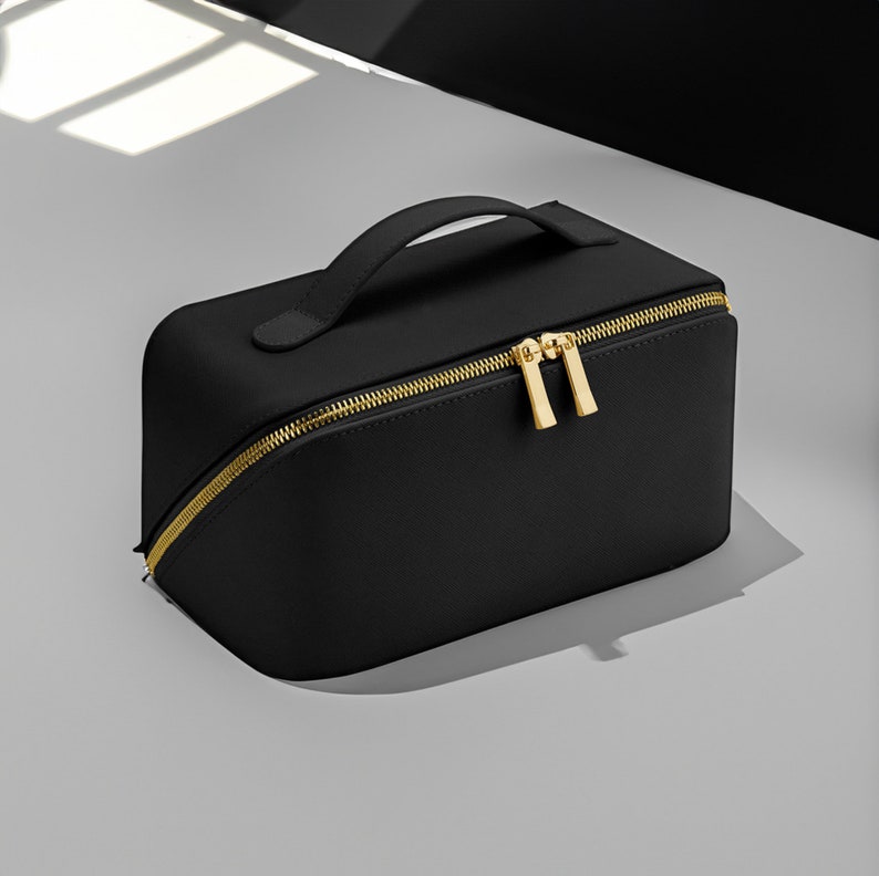 Black Personalised Accessory Bag