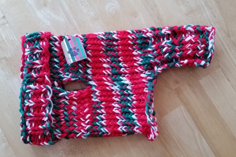 loom knit a dog sweater