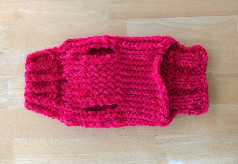 loom knit a dog sweater