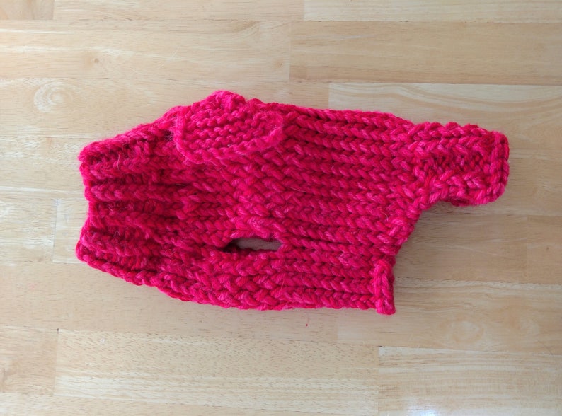 loom knit a dog sweater