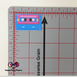 100 Pieces Retro Paper Party Confetti, Retro Party Decor, 90's Confetti ...