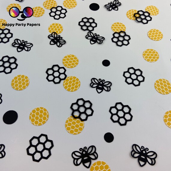 120 Stück Hummel-Konfetti Aus Papier – Süßes Bienen-Motiv Für Geburtstag, Baby-Party, Hochzeit & Deko