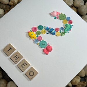 Unter dem Meer Geburtstagskarte, Kindergeburtstagskarte, handgemachte Karte, Geburtstagsgeschenk, Ozean-Thema, Meereskreatur, für Mädchen, für Jungen